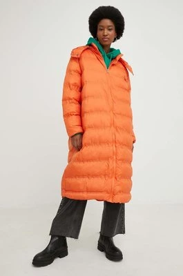 Answear Lab kurtka damska kolor pomarańczowy zimowa oversize