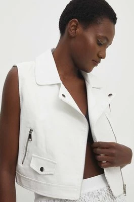 Answear Lab kurtka damski kolor biały przejściowy