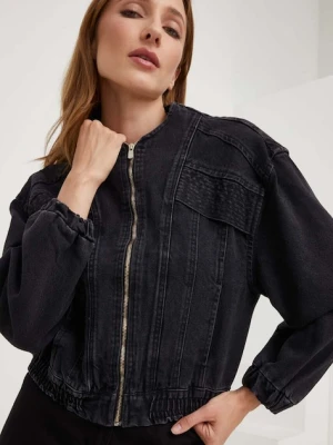 Answear Lab kurtka jeansowa X kolekcja limitowana NO SHAME Answear.LAB