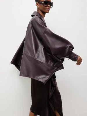Answear.LAB kurtka oversize damska skórzana BALO