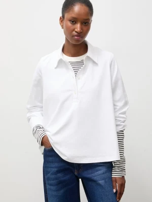 Answear.LAB longsleeve damski bawełniany biały