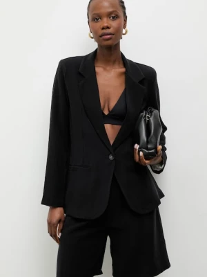 Answear.LAB marynarka jednorzędowa damska z wiskozy