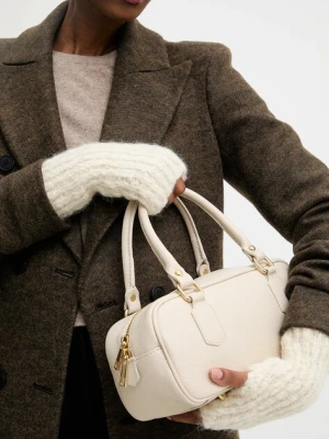 Answear.LAB mitenki z wełną damskie kolor beżowy