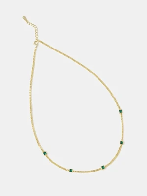 Answear.LAB naszyjnik ze srebra 925 pozłacanego 18k złotem