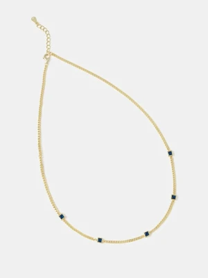 Answear.LAB naszyjnik ze srebra 925 pozłacanego 18k złotem