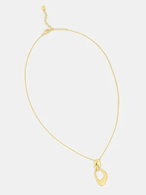 Answear.LAB naszyjnik ze srebra pokrytego złotem