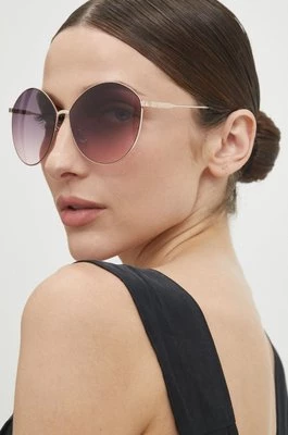 Answear Lab okulary przeciwsłoneczne damskie kolor fioletowy