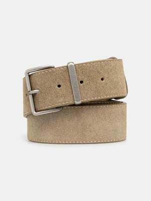 Answear.LAB pasek zamszowy damski kolor zielony