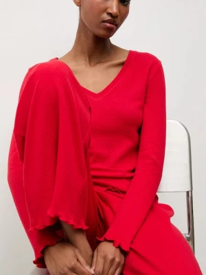 Answear Lab piżama bawełniana kolor czerwony bawełniana Answear.LAB