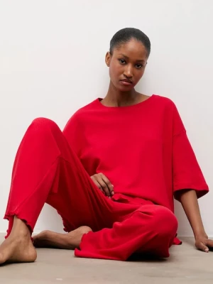 Answear Lab piżama bawełniana kolor czerwony bawełniana Answear.LAB