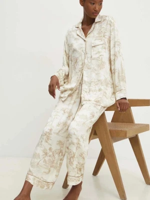 Answear.LAB piżama damska kolor beżowy