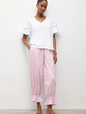 Answear.LAB piżama damska kolor różowy