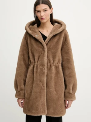 Answear.LAB płaszcz kolor beżowy