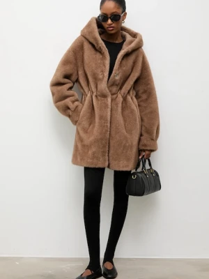 Answear.LAB płaszcz kolor beżowy