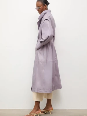 Answear.LAB płaszcz skórzany NINA z kolekcji Unscripted