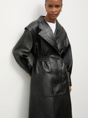 Answear.LAB płaszcz skórzany NINA z kolekcji Unscripted
