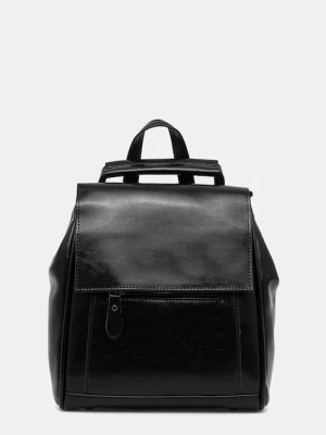 Answear.LAB plecak skórzany damski kolor czarny mały