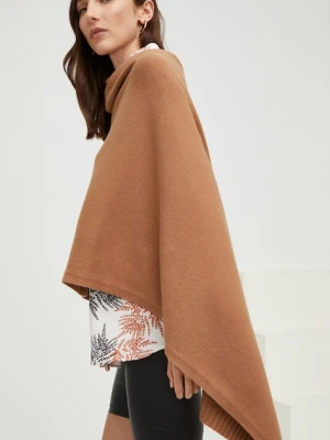Answear Lab poncho z wełną Answear.LAB