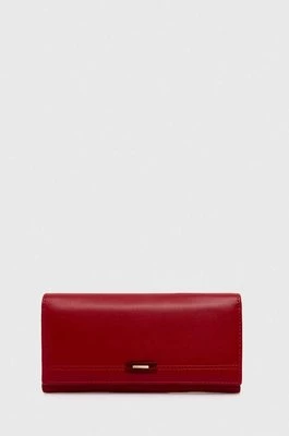 Answear Lab portfel damski kolor czerwony