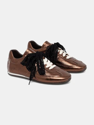 Answear.LAB sneakersy damskie skórzane brązowy