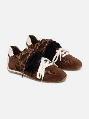 Answear.LAB sneakersy damskie zamszowe brązowy