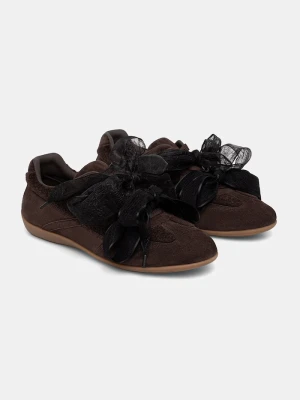 Answear.LAB sneakersy damskie zamszowe brązowy