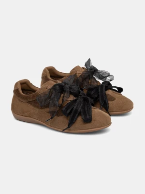 Answear.LAB sneakersy damskie zamszowe brązowy