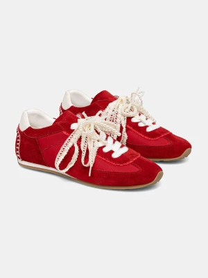 Answear.LAB sneakersy damskie zamszowe czerwony