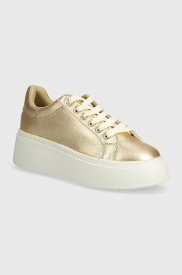 Answear Lab sneakersy kolor złoty