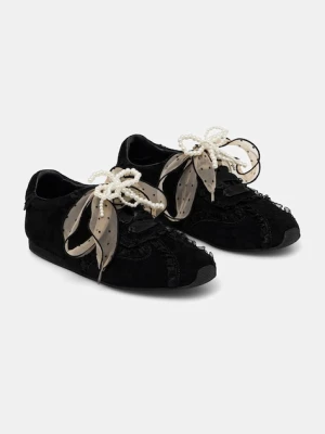Answear.LAB sneakersy zamszowe SOFT LACE BLACK