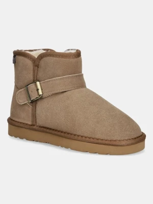 Answear.LAB śniegowce zamszowe kolor brązowy