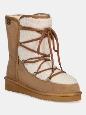 Answear.LAB śniegowce zamszowe kolor brązowy