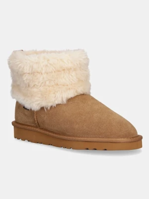 Answear.LAB śniegowce zamszowe kolor brązowy