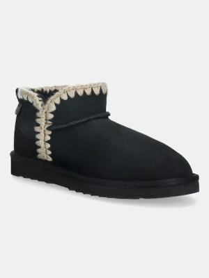 Answear.LAB śniegowce zamszowe kolor czarny