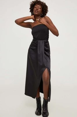 Answear Lab spódnica kolor czarny maxi prosta