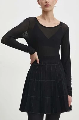 Answear Lab spódnica kolor czarny mini rozkloszowana