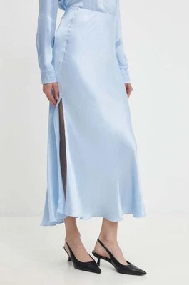Answear Lab spódnica kolor niebieski maxi prosta