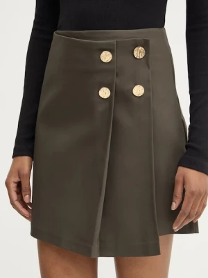 Answear.LAB spódnica kolor zielony mini prosta