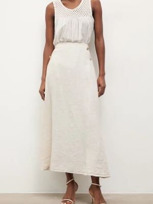 Answear.LAB spódnica lniana