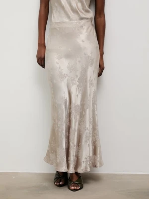 Answear.LAB spódnica z dodatkiem lnu