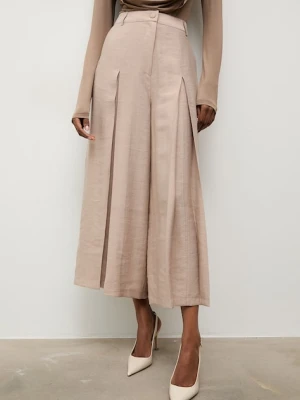Answear.LAB spodnie culottes damskie z lyocellem