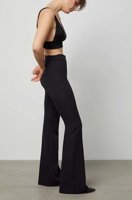 Answear Lab spodnie damskie kolor czarny dzwony high waist