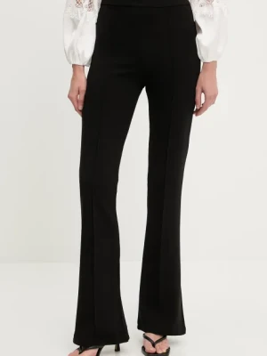 Answear.LAB spodnie damskie kolor czarny dzwony high waist