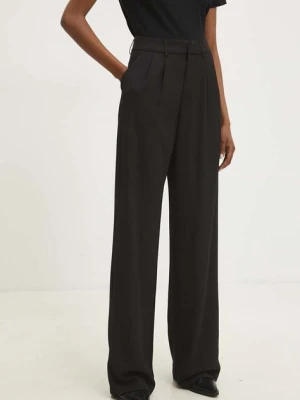 Answear Lab spodnie damskie kolor czarny proste high waist