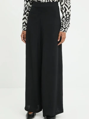 Answear.LAB spodnie damskie kolor czarny proste high waist