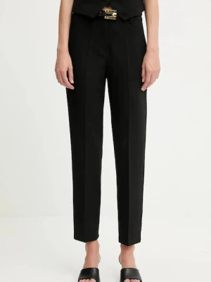 Answear.LAB spodnie damskie kolor czarny proste high waist
