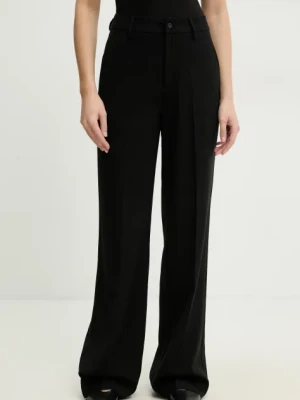 Answear Lab spodnie damskie kolor czarny szerokie high waist