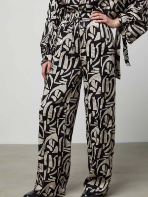 Answear Lab spodnie damskie kolor czarny szerokie high waist
