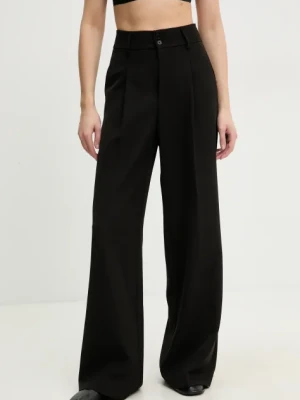 Answear Lab spodnie damskie kolor czarny szerokie high waist