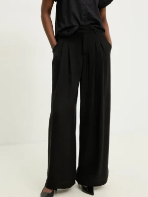 Answear Lab spodnie damskie kolor czarny szerokie high waist